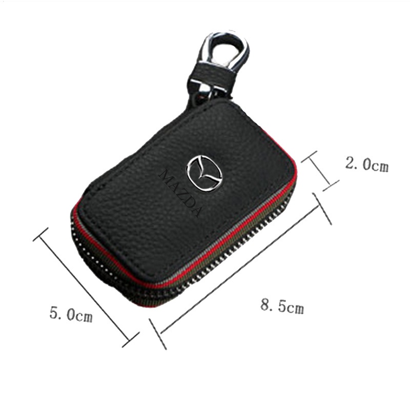 móc chìa khóa xe cao cấp móc khóa da túi zipper