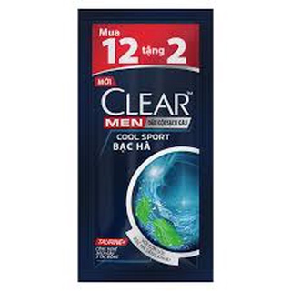 Dầu gội Clear Men sạch gàu Dây 5g x 14 gói