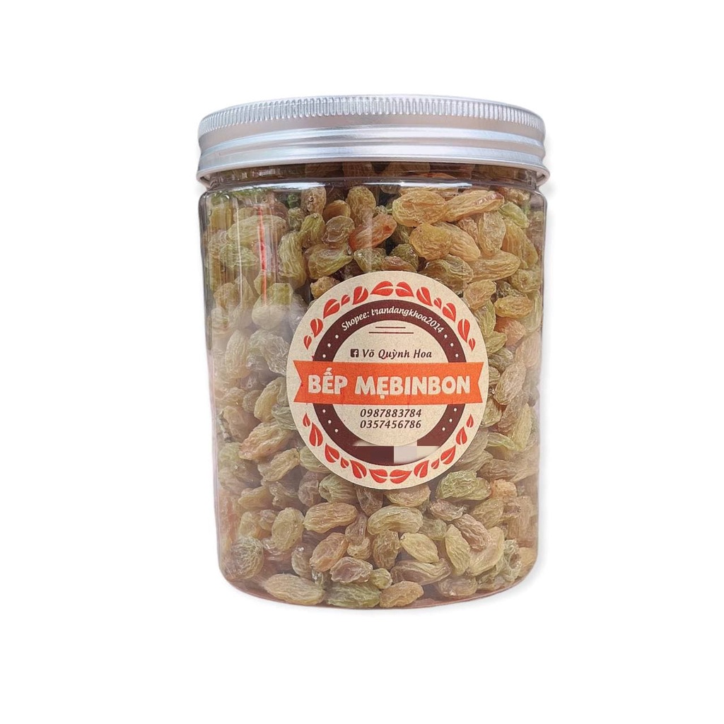 500gr nho xanh đà lạt sấy dẻo