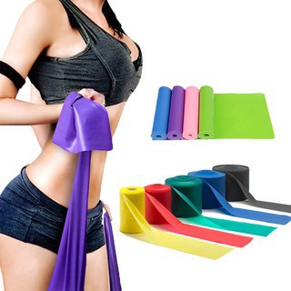 Dây kháng lực tập Gym Yoga, dây miniband cao su tự nhiên đàn hồi 1,5m TOPBODY-DADHO01