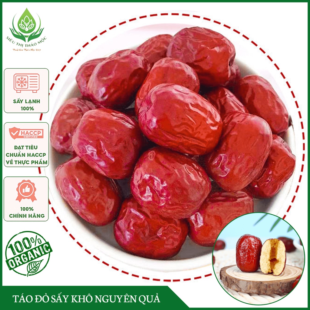 ✅ Táo Đỏ Sấy Khô 1Kg Quả To Đỏ Đều Và Đẹp Loại 1