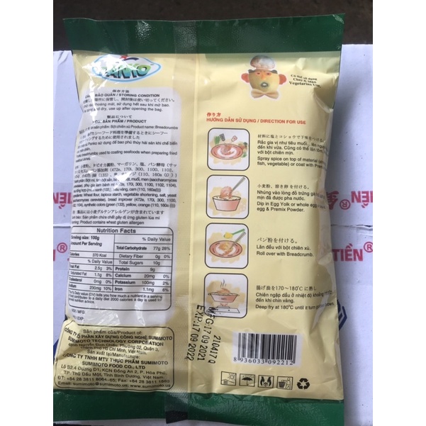 Bột chiên xù Panko gói 100gr