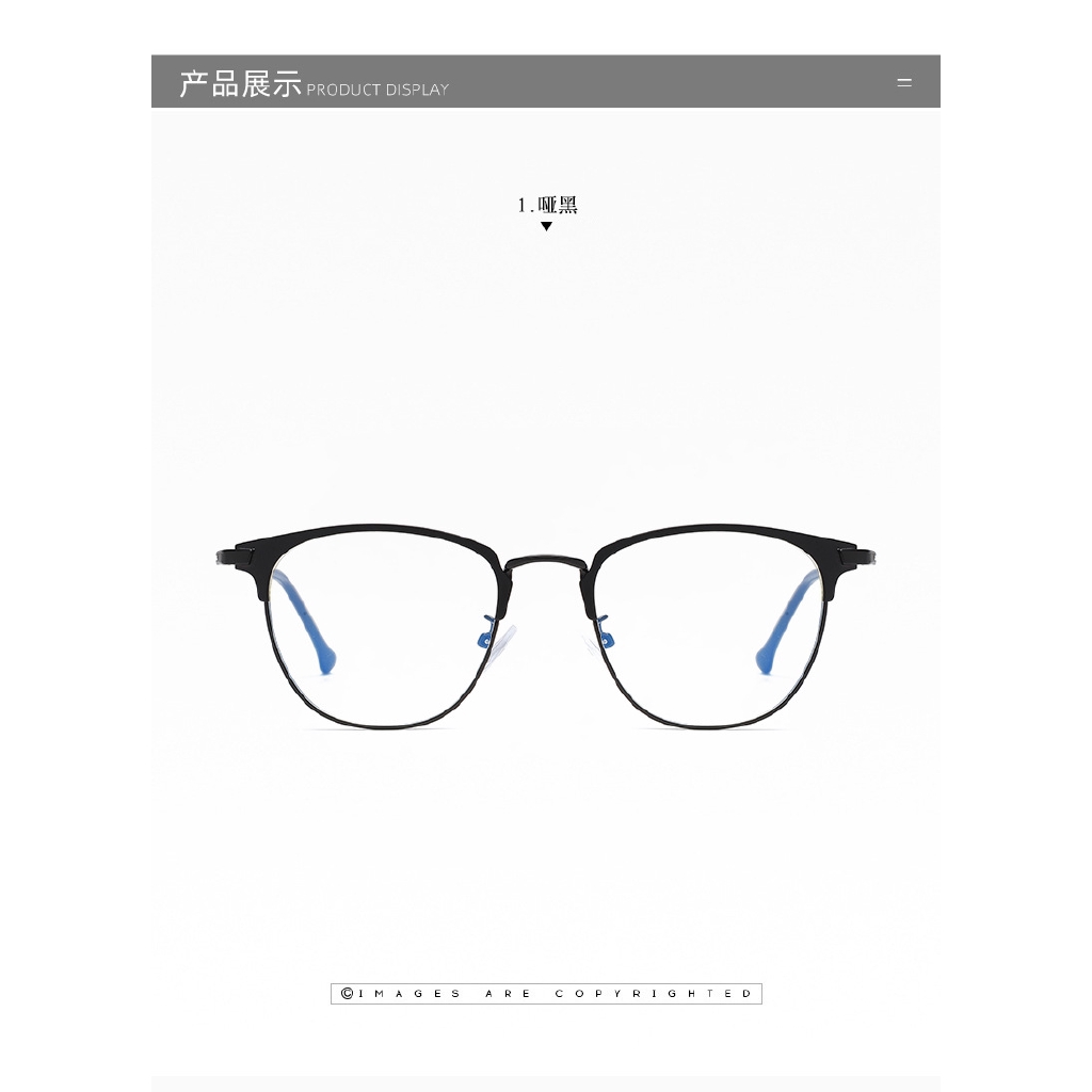 Mắt Kính Gọng Kim Loại Chống Tia Sáng Xanh Thời Trang Công Sở Cho Nam | BigBuy360 - bigbuy360.vn