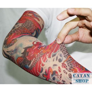 Bao tay hình xăm, găng tay che nắng giả xăm cá tính, thời trang, phong cách TT05-BTGX (giao ngẫu nhiên)