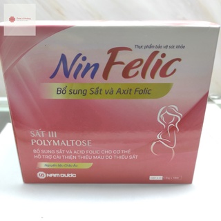 NinFelic - Bổ Sung Sắt và Axit Folic Cho Bà Bầu