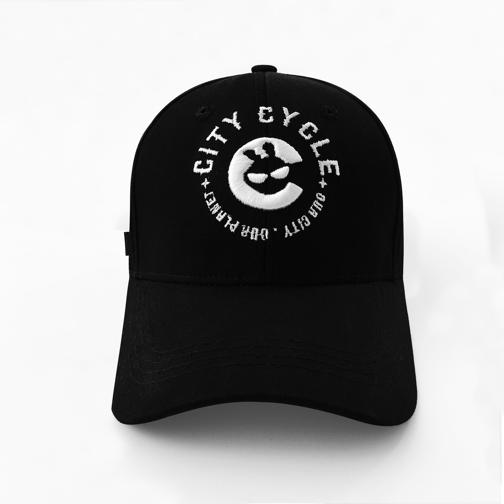Mũ lưỡi trai local brand Mascot City Cycle thêu hình linh vật oversize unisex
