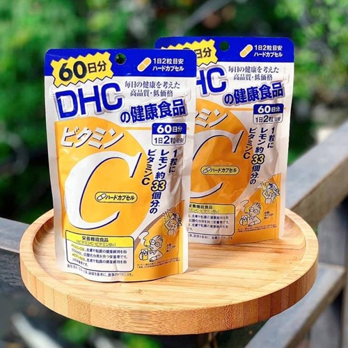 Viên Uống Vitamin C DHC Nhật Bản 120 Viên  60 ngày sáng da, mờ thâm, tăng đề kháng