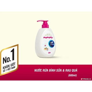 Nước rửa bình sữa & rau quả Mamamy 600ml