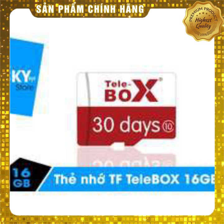HOT Thẻ nhớ telebox 16gb box sieu RE