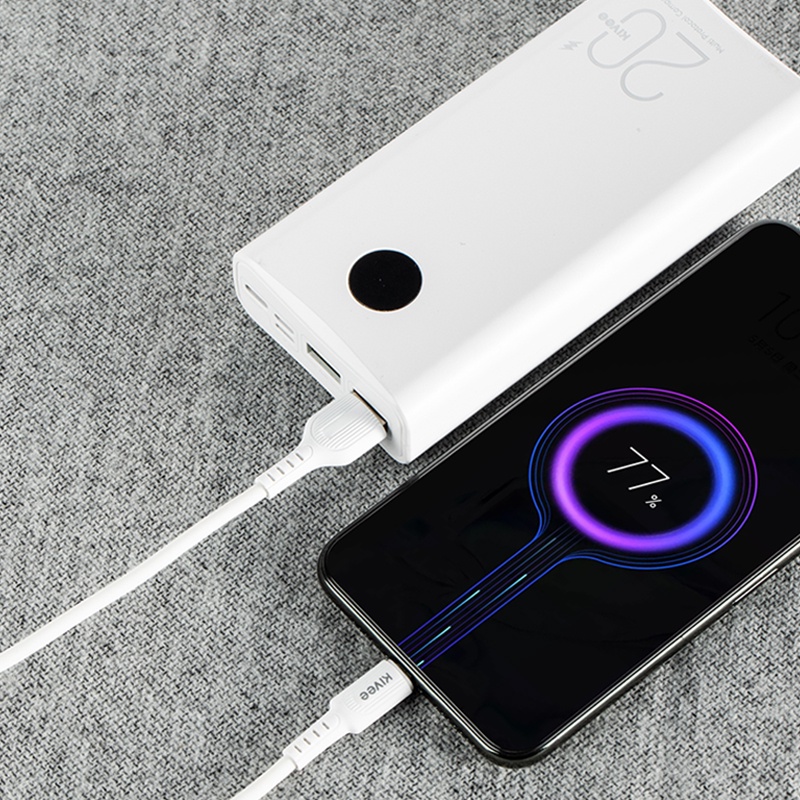 Cáp sạc nhanh KIVEE CT313 1.6M Micro USB type C chất lượng cao ốp