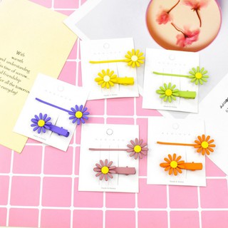 Cute Girls Hair Clips Flower Shape With Pearl Design Hair Pin Set Children Hairpin Princess Hair Accessories