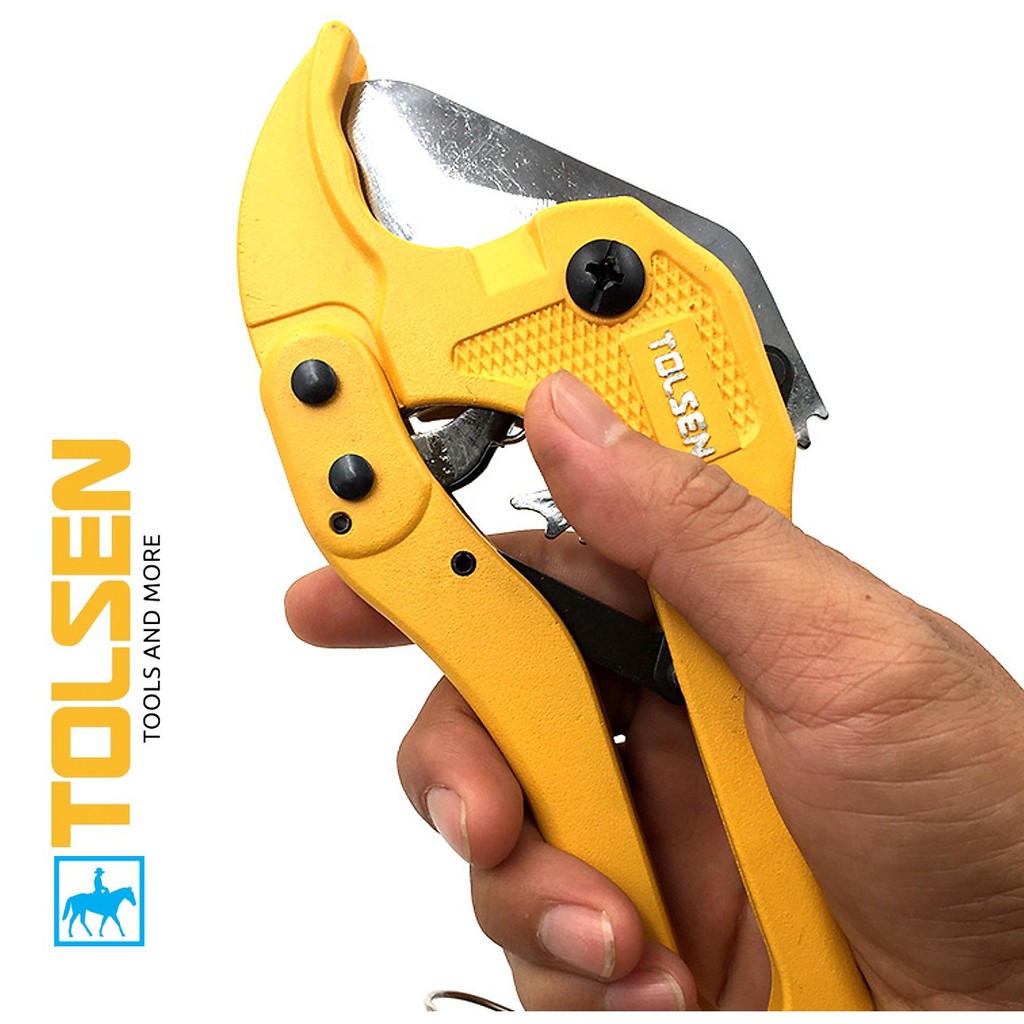 TOLSEN Dao Kéo Cắt Ống Nhựa 42mm dài 8inch 200mm PVC Pipe Cutter 33100