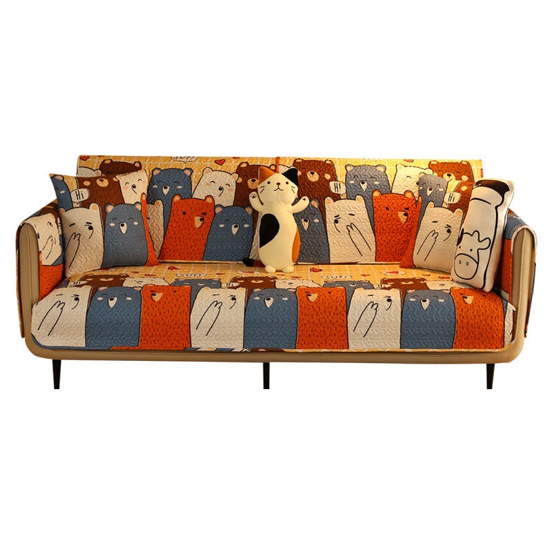 Vỏ Bọc Ghế Sofa Chống Trượt Chất Liệu Cotton Cao Cấp