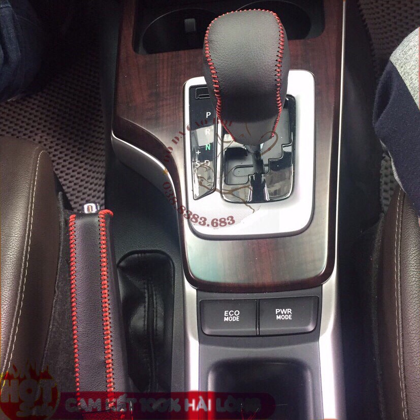 Bọc Cần Số, Tay Phanh Xe TOYOTA INNOVA, FORTUNER, HILUX SỐ TỰ ĐỘNG 2017-2022.. Da Bò Thật Nhiều màu sắc Phụ Kiện Ô Tô