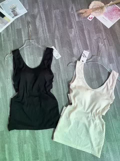 Áo  2 dây hở lưng có mút, áo kiểu body dáng dài mặc hè VD993 | BigBuy360 - bigbuy360.vn