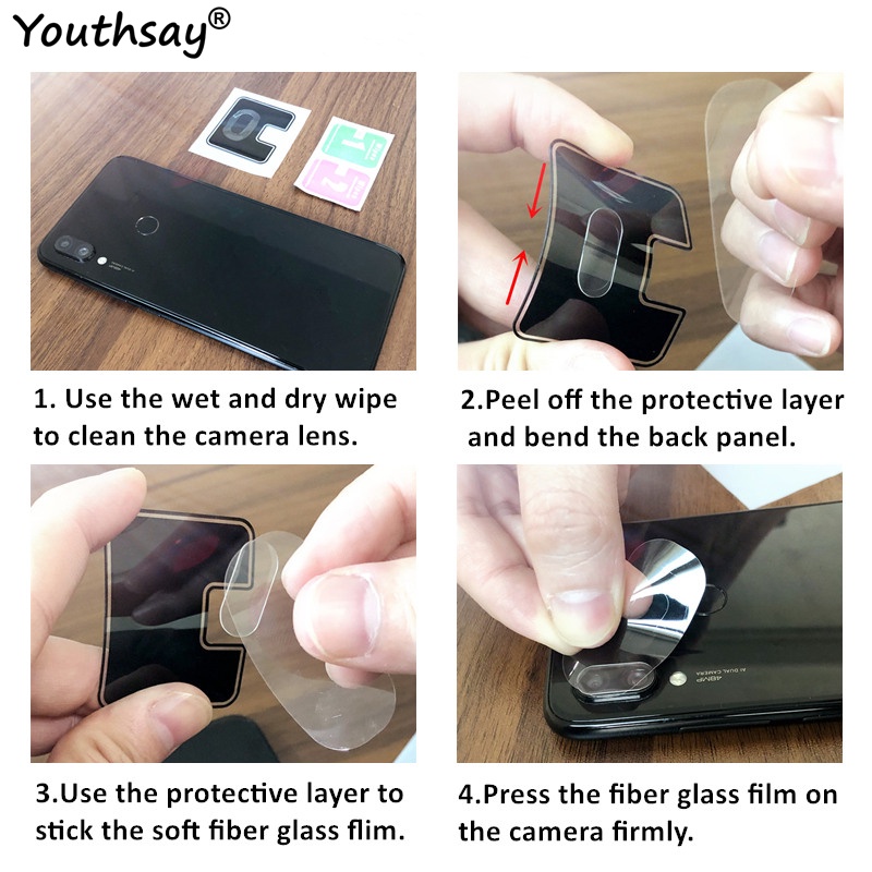 Kính cường lực bảo vệ màn hình và kính bảo vệ camera sau 2 trong 1 chất lượng cao cho Samsung Galaxy A03S
