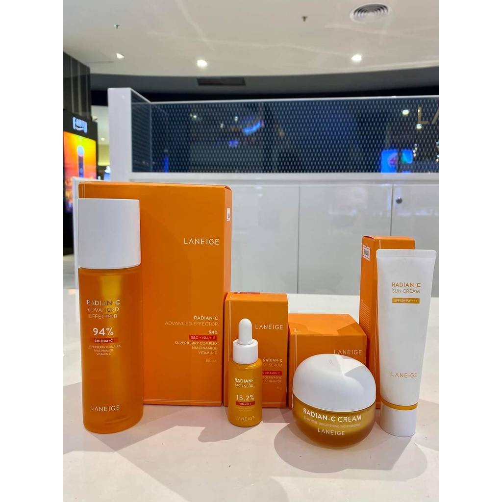 Tinh Chất Vitamin C Nguyên Chất Dưỡng Sáng Da LANEIGE Radian C Vitamin Spot Ampoule 10g