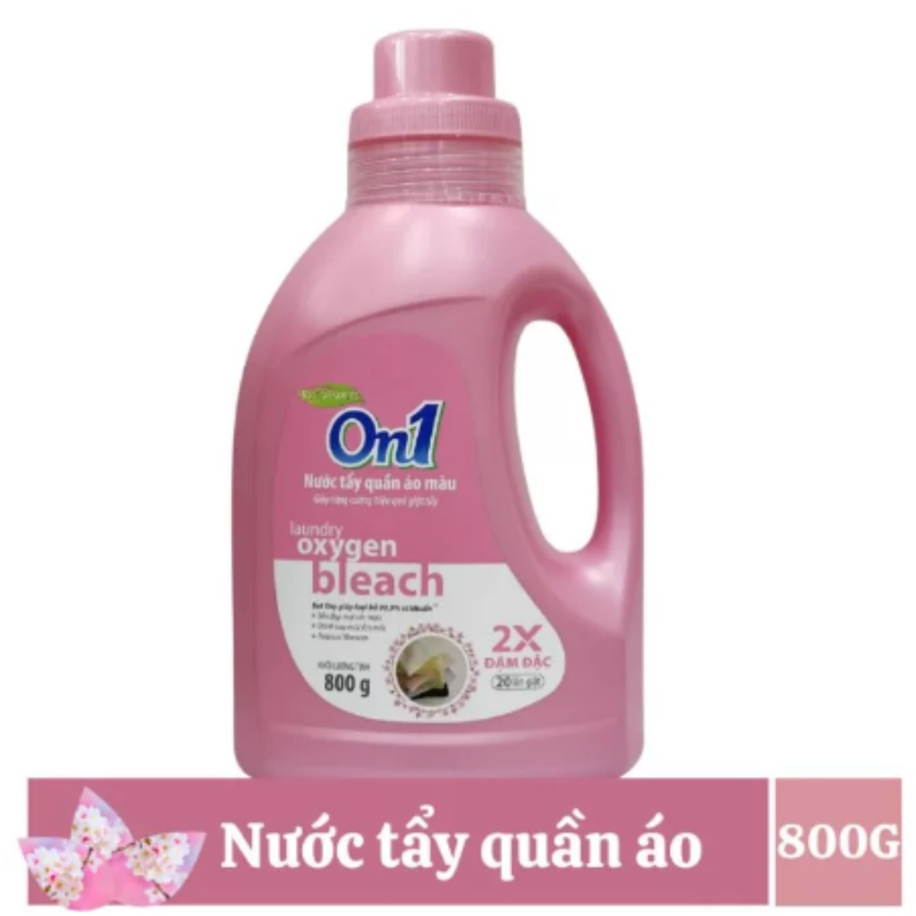 Nước tẩy quần áo On1 màu hương Tropical Blossom 800g N7601 khử mùi hôi ẩm mốc lưu hương thơm mát - Lixco Việt Nam