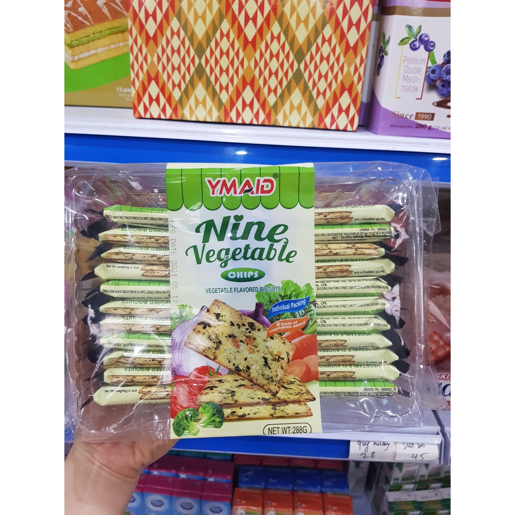 Bánh rau củ Nine Vegetable- 288g