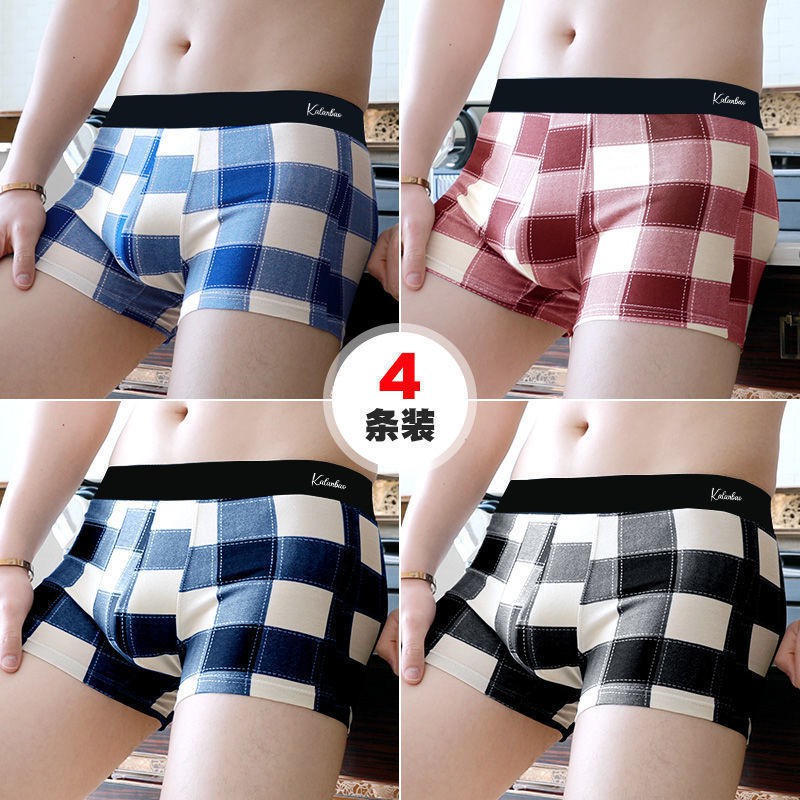 Quần Lót Boxer Nam Vải Cotton Thoáng Khí Kháng Khuẩn Mùa Đông Hàng Mới