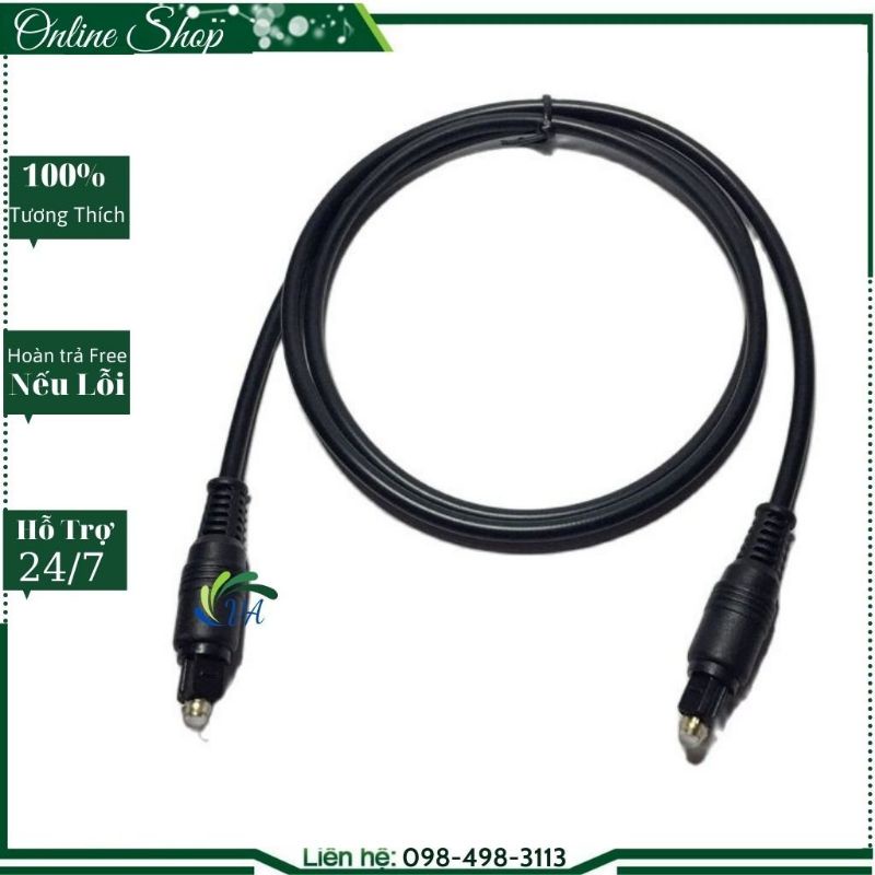 Dây Cáp Quang Audio - Dây Dài 1m