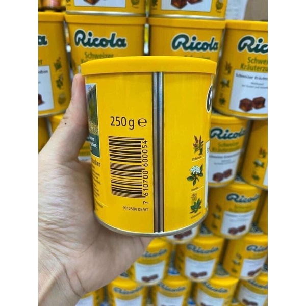 Kẹo Ngậm Ho Ricola Đức 250g