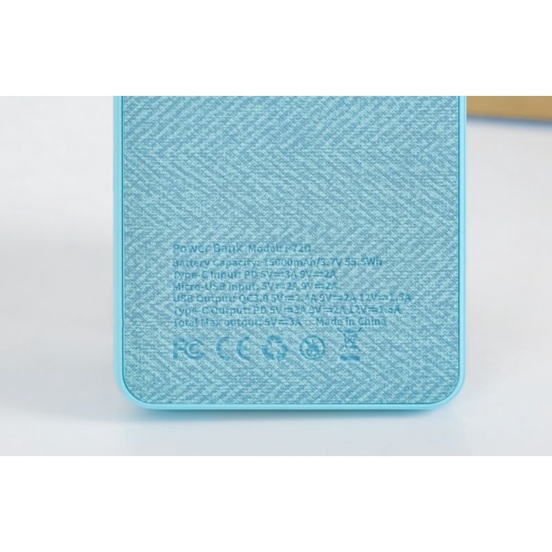 Sạc dự phòng Polymer 15.000 mAh Type C PD QC3.0 Xmobile PowerBox P72D