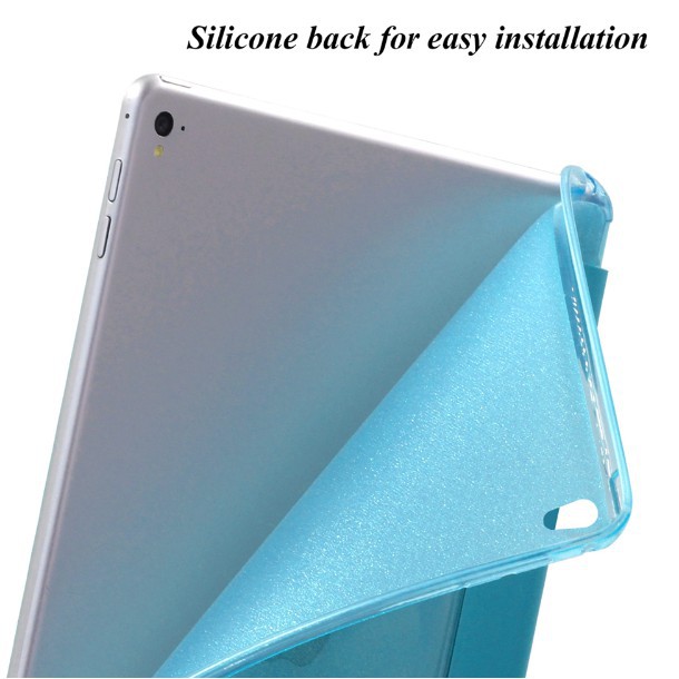 Ốp lưng silicone mềm có nắp đậy kiêm giá đỡ tiện lợi cho IPad 2 3 4 / Air 2 /1