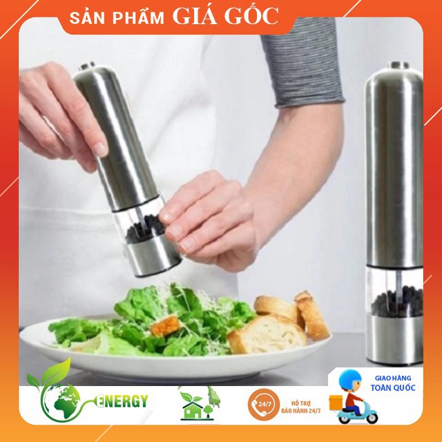 CỐI XAY TIÊU INOX PEPPER MULLER ( XÀI PIN AA )