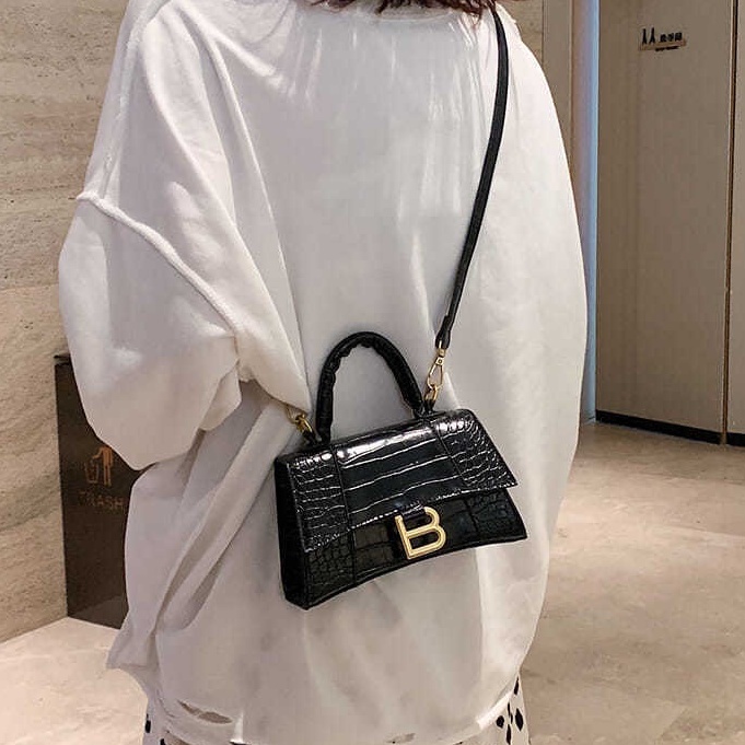 Túi xách nữ đẹp giá rẻ đeo chéo đeo vai khóa chữ B Superbag668 345