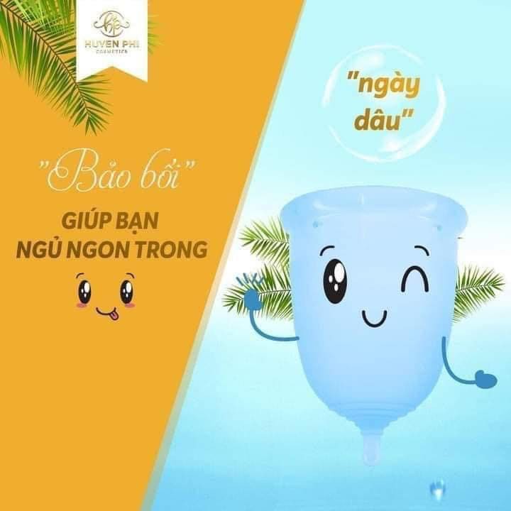 Cốc Nguyệt San Helli Cup Huyền Phi ( Made in USA ) - Thoải Mái, Không Khó Chịu, An Toàn