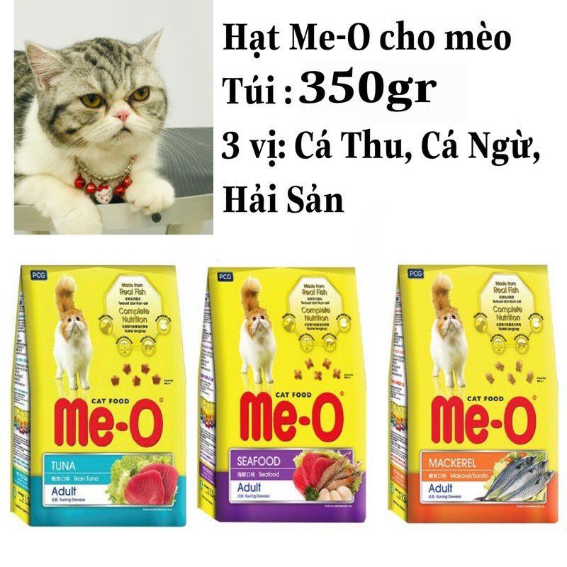[Mã PET50K giảm Giảm 10% - Tối đa 50K đơn từ 250K] thức ăn hạt cho mèo ME-O 350g