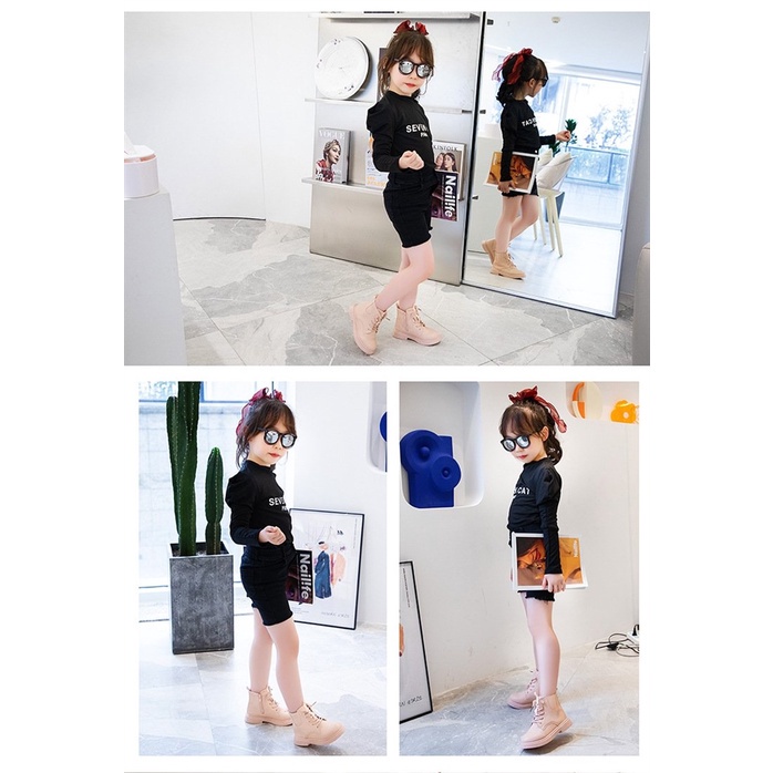 Giày boot ngắn cho bé trai, bé gái da mềm cao cấp