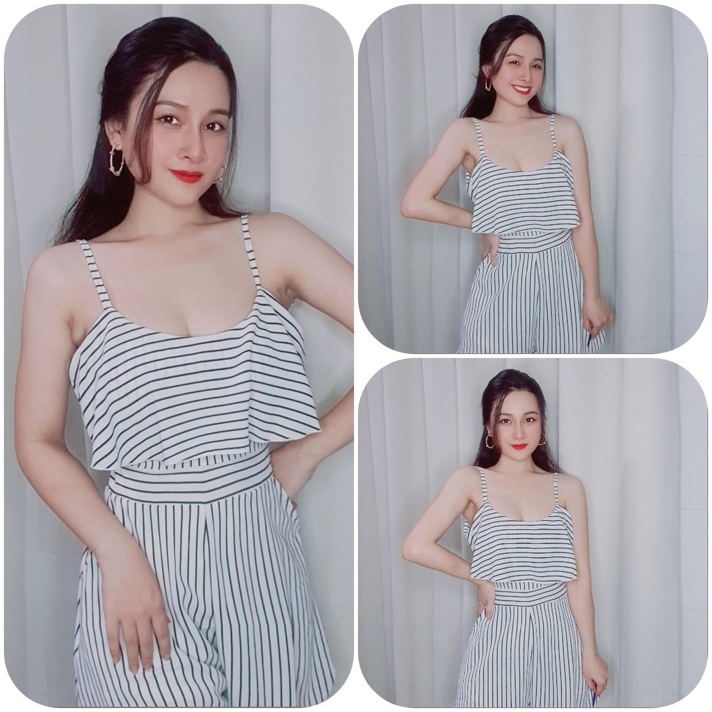 Đầm/Jumpsuit Ngắn Hoa