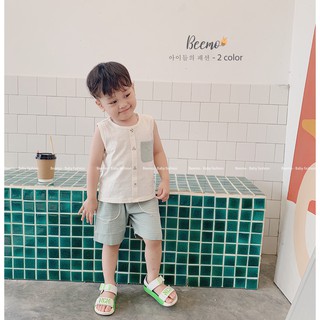 Bộ ba lỗ BeeMoo bé trai