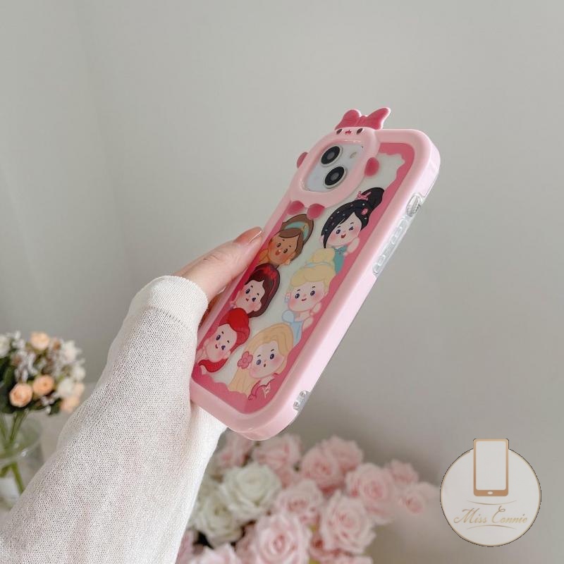 Ốp Điện Thoại Hình Công Chúa Disney 3D Cho iPhone 11 Pro MAX 6 6S Plus 8Plus 7Plus XR 14 13 12 Pro MAX X XS MAX SE 2020
