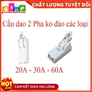 Cầu dao 2 Pha 20A - 30A - 60A - 2 ngả cực đúc không đảo  OMINSU hoặc VINAKIP-Giadung24h