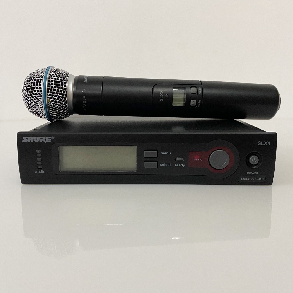 Shure Micro Không Dây slx slx4 beta58a Uta58A Uhd Chuyên Dụng Cho Gia Đình Hát karaoke