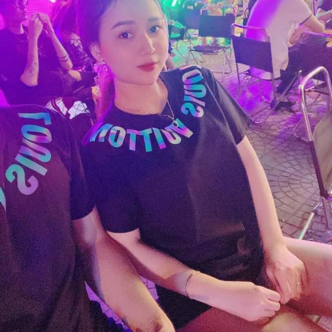 Áo thun phản quang chữ cổ LUONVUITUOI chất cotton - from rộng