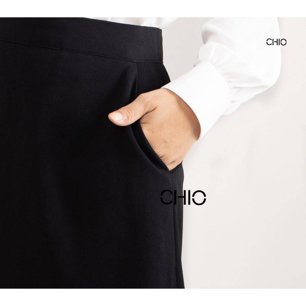 Chân váy công sở 2 lớp CHIO form chuẩn chữ A chất liệu cao cấp không nhăn không ra màu không xù lông,đủ size
