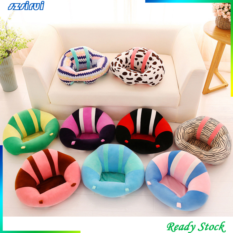 [Ready Stock]Infant Baby Support Seat Learn sit Soft Chair Cushion Sofa Plush Toy Style