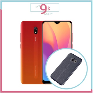 Ốp autofocus dẻo đen vân da cho xiaomi redmi 8a
