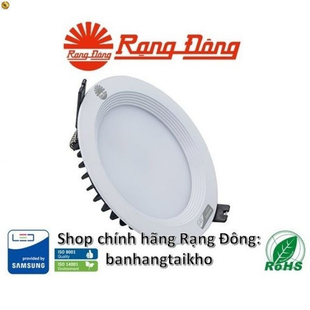 💥Chính Hãng💥 [CHÍNH HÃNG] Đèn LED âm trần Rạng Đông 16W, Vỏ nhôm đúc Model: D AT04L 155/16W 💥Hàng Công ty💥