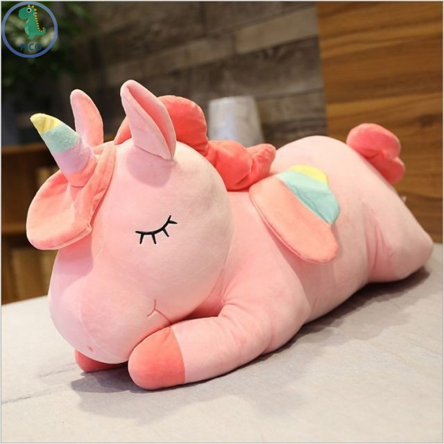 Gấu bông kỳ lân Unicorn - Kỳ lân hồng - Pony 50cm- 80cm- 1m -1m2