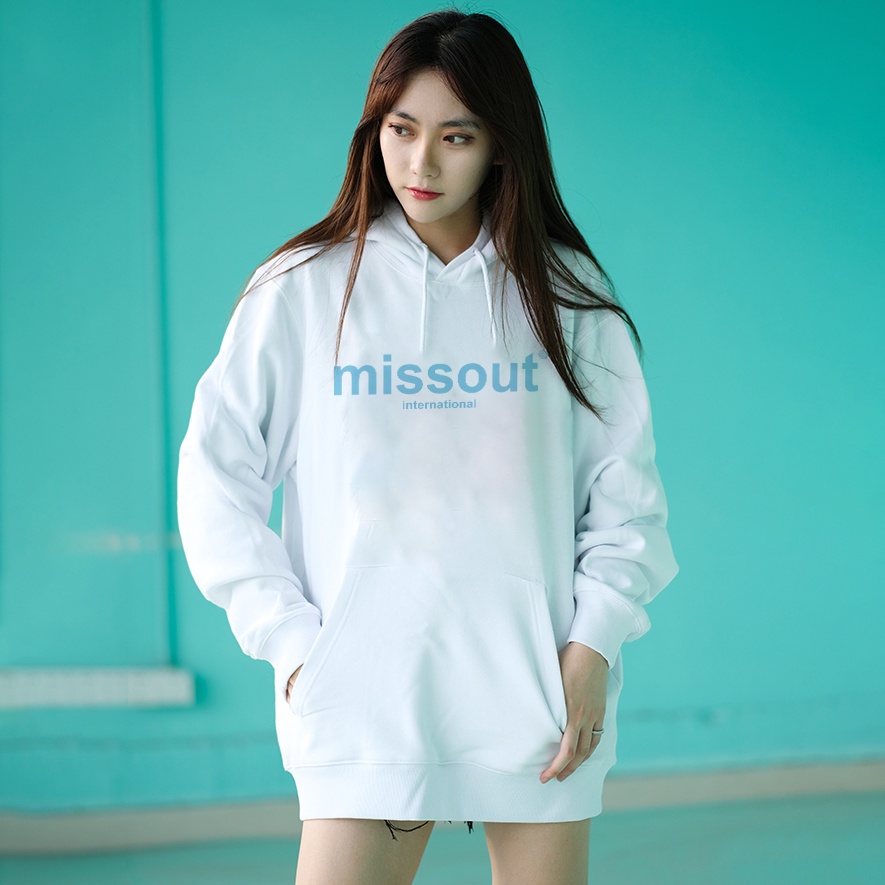 Áo Hoodie MISSOUT cute Nam Nữ HALEY unisex Chất nỉ bông đẹp thu đông phong cách Hàn Quốc cá tính mã HD266