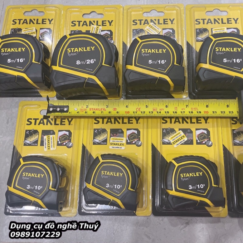 Thước cuộn thép Tylon 3m 5m 8m STANLEY STHT36193 STHT36194 STHT36195 - HÀNG CHÍNH HÃNG