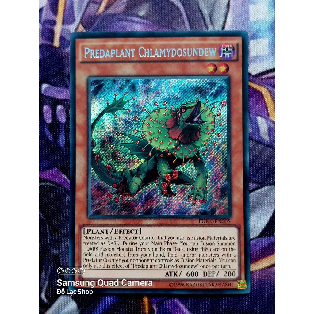Thẻ Bài Yugioh Monster Predaplant Chlamydosundew - FUEN-EN005 - Secret Rare