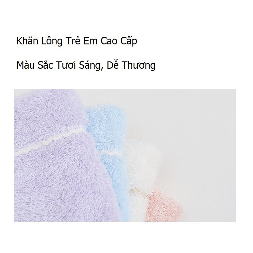 ⚡️ [Cao Cấp] Khăn Tắm Cho Bé Sanli Towel Họa Tiết Hình Thú - Cotton 100% - An Toàn Cho Bé - Size 25x25