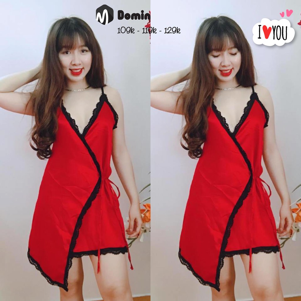 Đầm Ngủ Vải Phi Lụa Mềm Thoáng Mát Sexy Mẫu 2 - DOMIN | BigBuy360 - bigbuy360.vn
