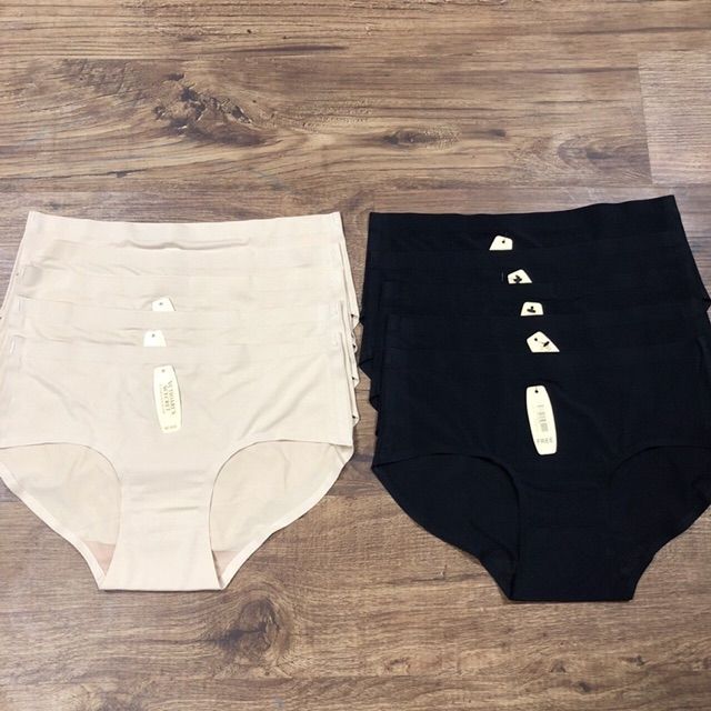 Sỉ 10 quần lót đúc ko đường may riêng màu da đen trắng
